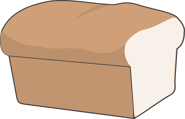Loaf Of Bread, With No Separate Pcs. clip art - vector clip art ...
