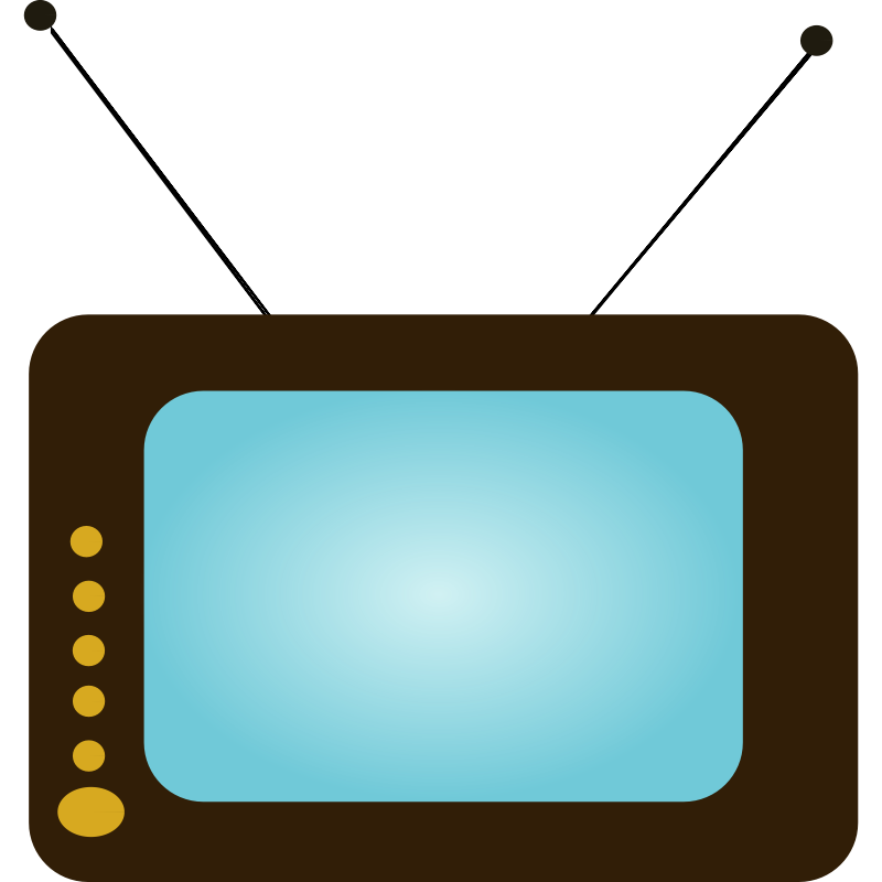 Clipart - TV set 5