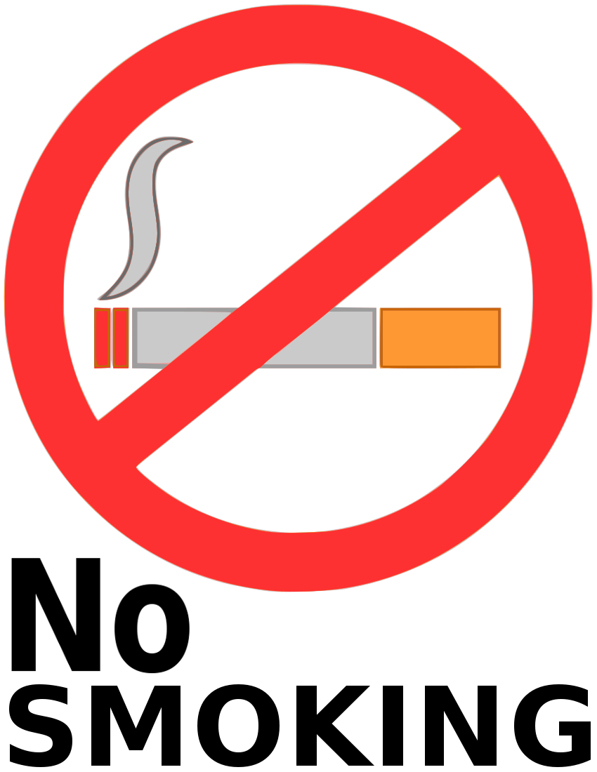 clipart no smoking signs - photo #3