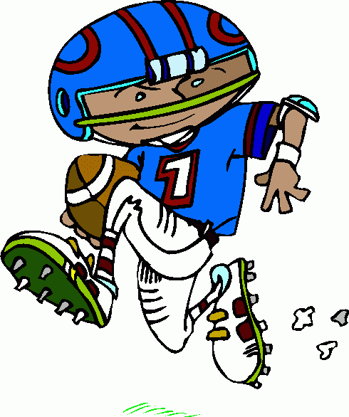 Drawing Of A Football Player - ClipArt Best