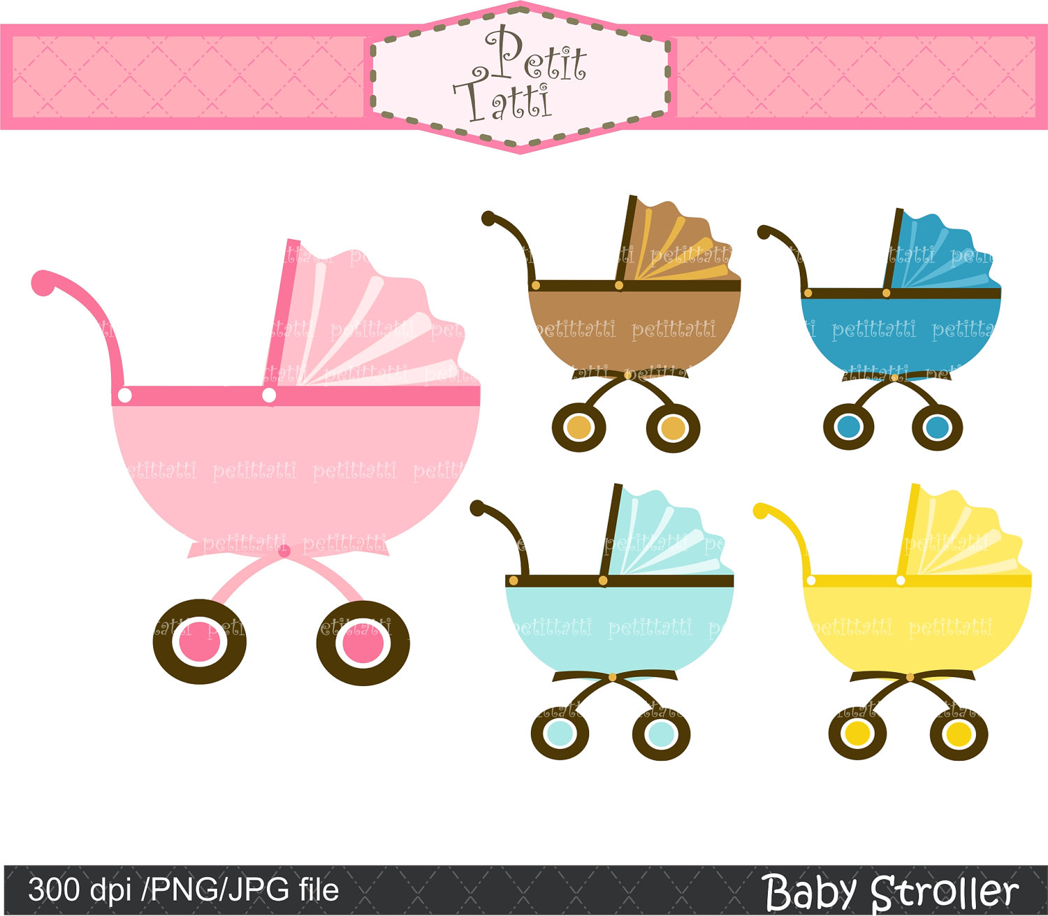 Digital Download Discoveries for BABY CLIP ART from EasyPeach.