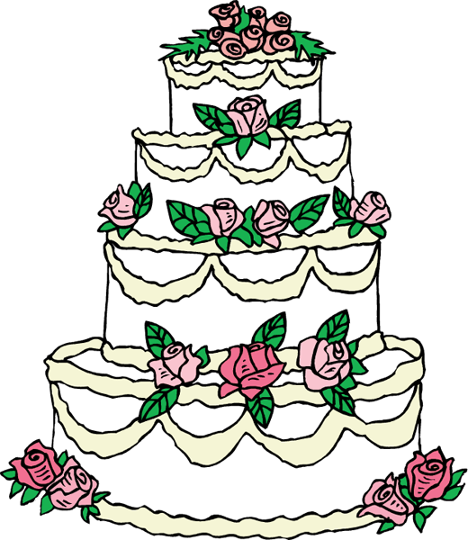 Marriage Cake Animated - ClipArt Best