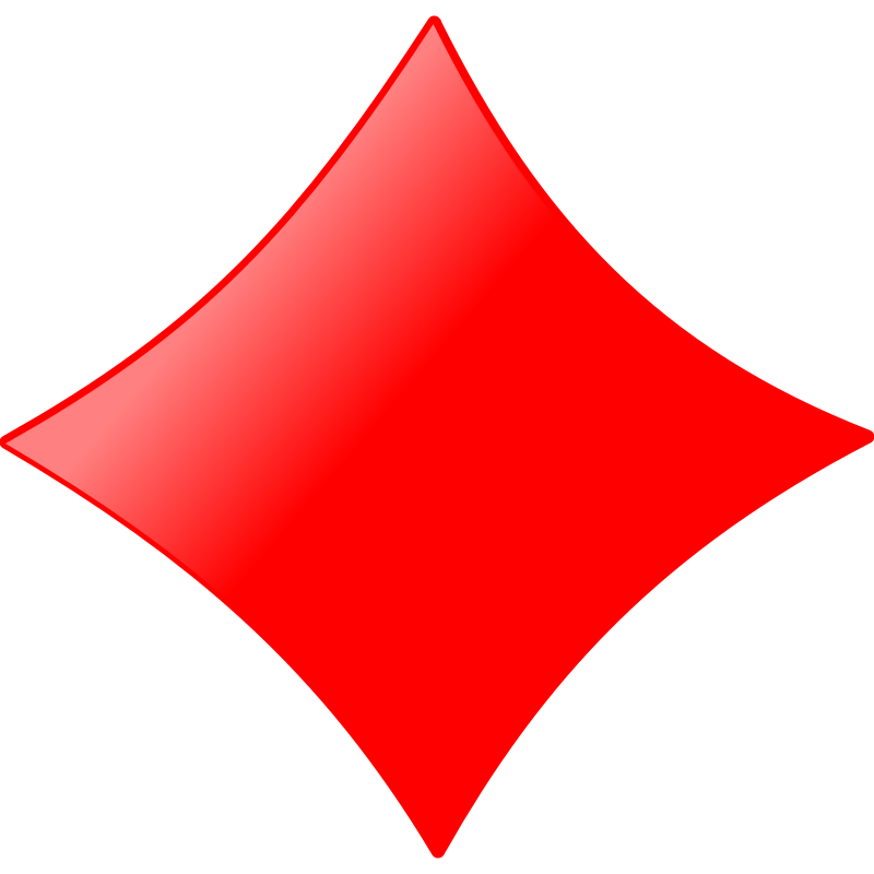 Clipart - Card symbols: Diamond