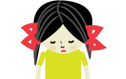 Cartoon Girl Sad Face Images & Pictures - Becuo