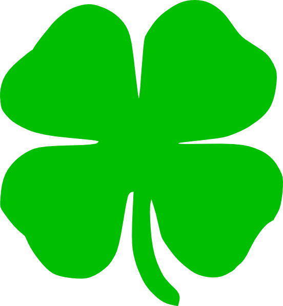 Outline Of A Shamrock