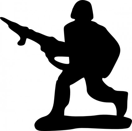 Soldier Silhouette clip art Vector clip art - Free vector for free ...