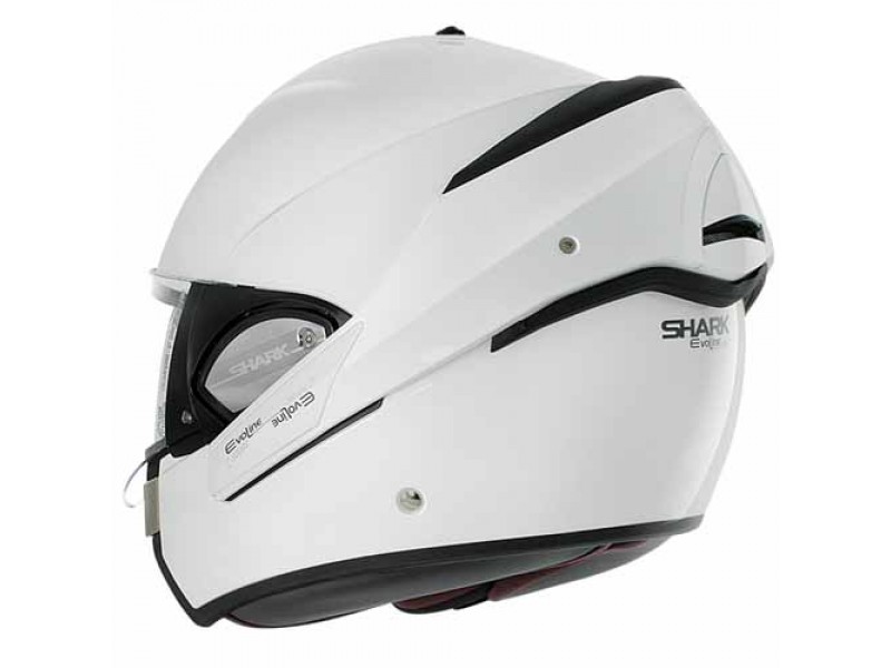 Shark Evoline serie 2 ST white motorcycle helmet, shark helmet