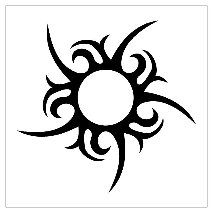 Easy Tribal Patterns To Draw Meaning Of Tribal Sun Tattoo Designs ...