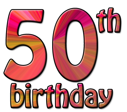 Animated Happy 50th Birthday Clip Art