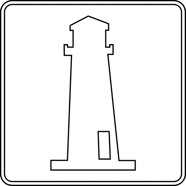 Lighthouse, Outline | ClipArt ETC