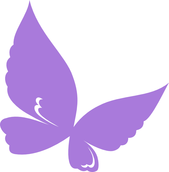 Purple.butterfly clip art - vector clip art online, royalty free ...