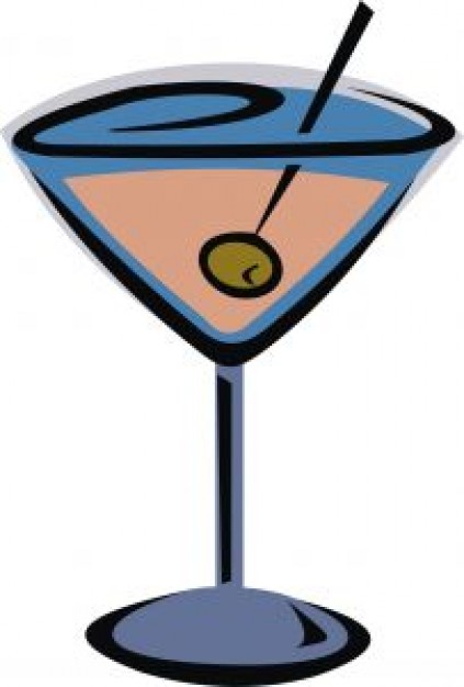 clipart martini glass with olive - photo #39