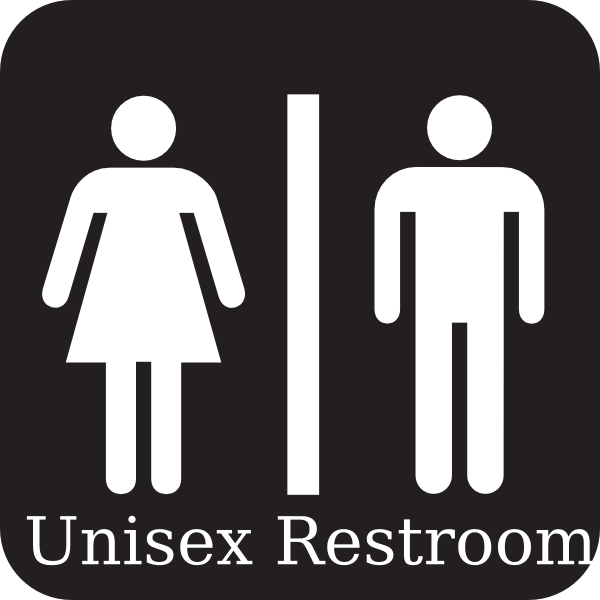 Unisex Bathroom Sign Printable - ClipArt Best