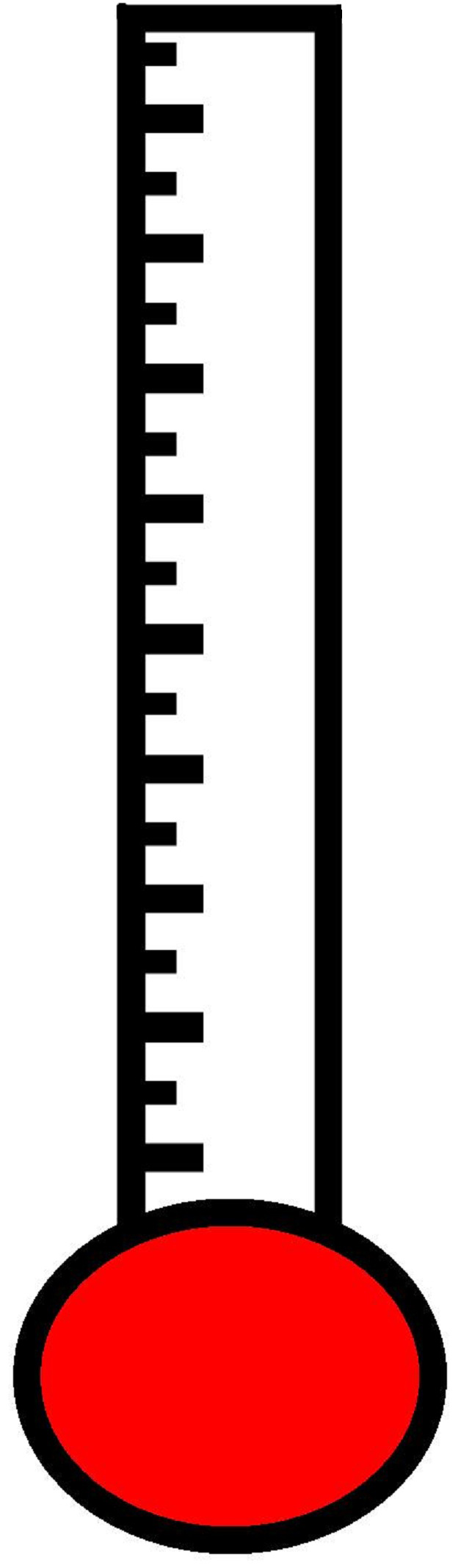 Images For > Blank Thermometer