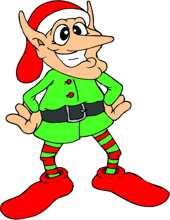 Picture Of A Christmas Elf - Cliparts.co