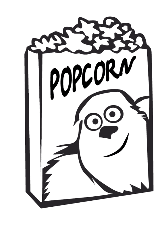 popcorn Colouring Pages (page 3)