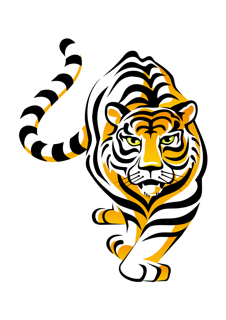free tiger clipart vector - photo #1