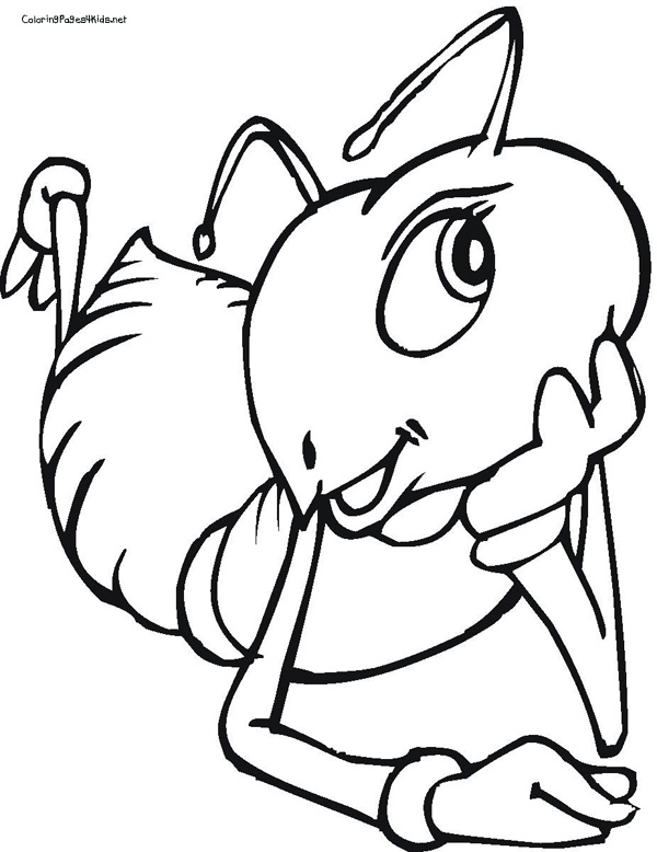 Ant Coloring Pages | Coloring Pages For Kids