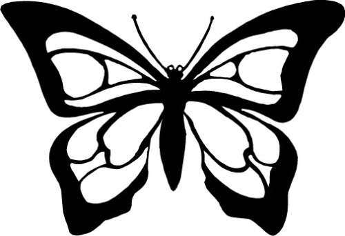 Butterfly Clip Art Black And White | Clipart Panda - Free Clipart ...