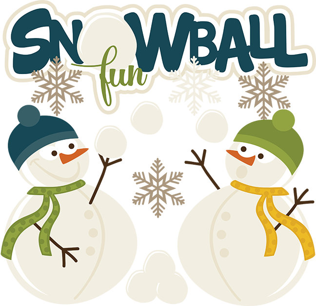 Snowball Fun SVG snow svg files for scrapbooking winter svg files ...