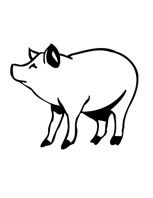 Free Printable Pig Coloring Pages For Kids