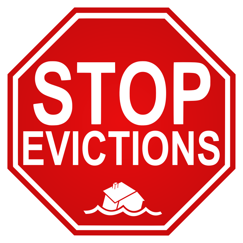 Clipart - stop evictions