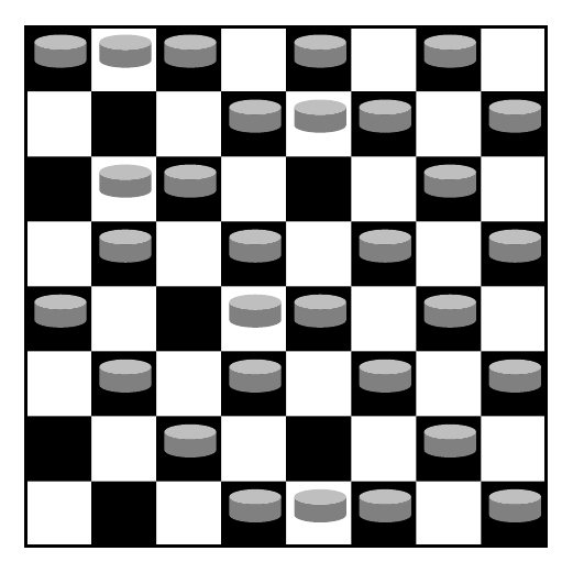 Checkers board in TikZ. - TeX - LaTeX Stack Exchange