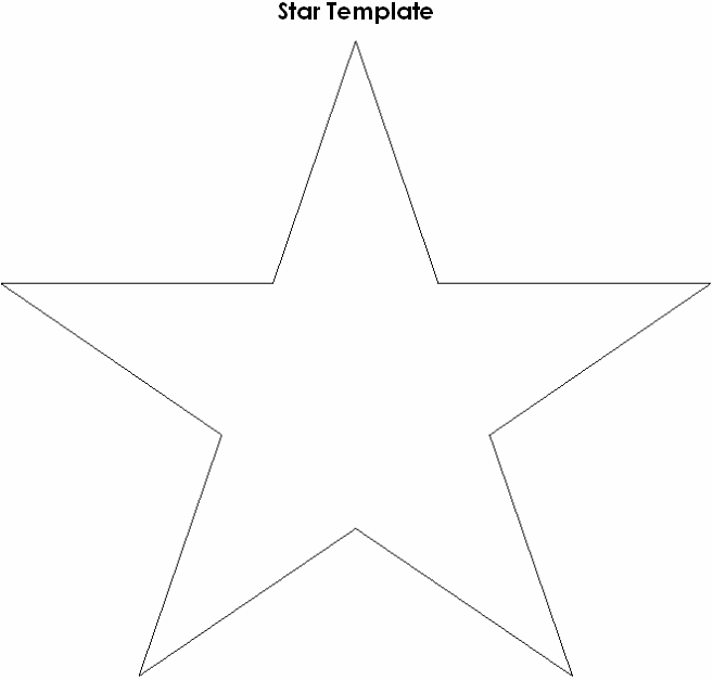 Star Cut Out Template images