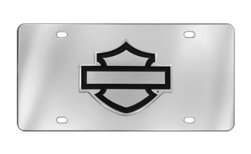 Amazon.com: Harley-Davidson Outline Shield License Plate: Automotive