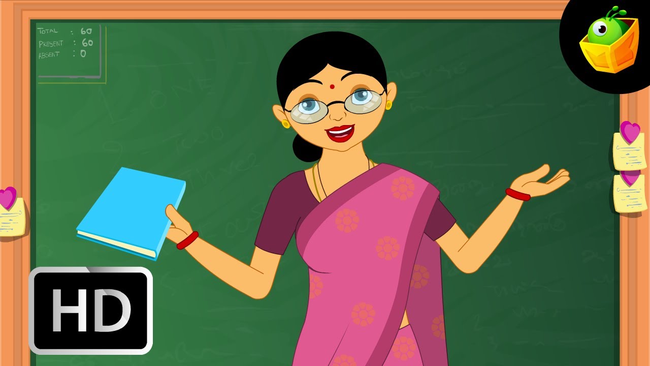 Nam Aasiriyar (Teacher) - Chellame Chellam - Cartoon/Animated ...