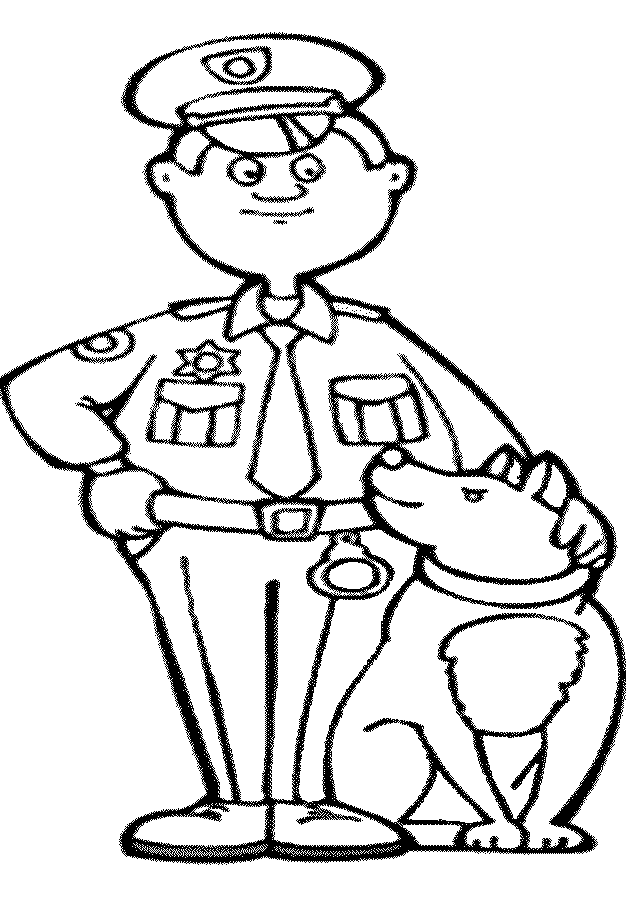 Police Dog Coloring Sheets - Police Coloring Pages : Coloring ...