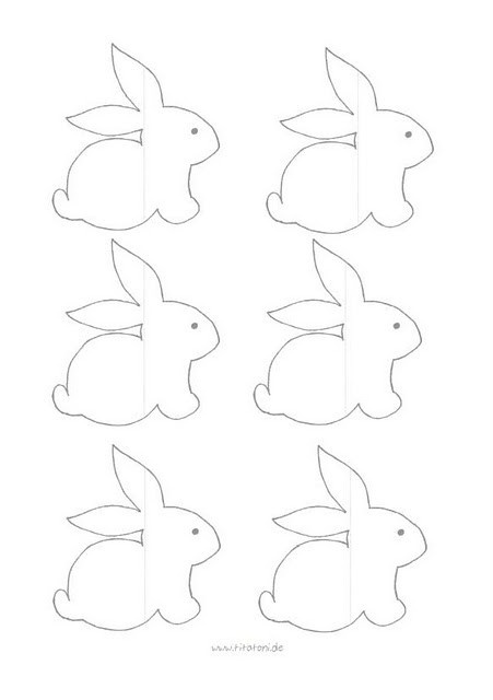 rabbit template | Templates for Pip's room | Pinterest