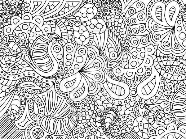 Doodle Art Alley | Fun to Color Zentangle Paisley Doodle Drawing ...