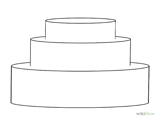 How to Draw a Wedding Cake: 11 Steps (with Pictures) - wikiHow