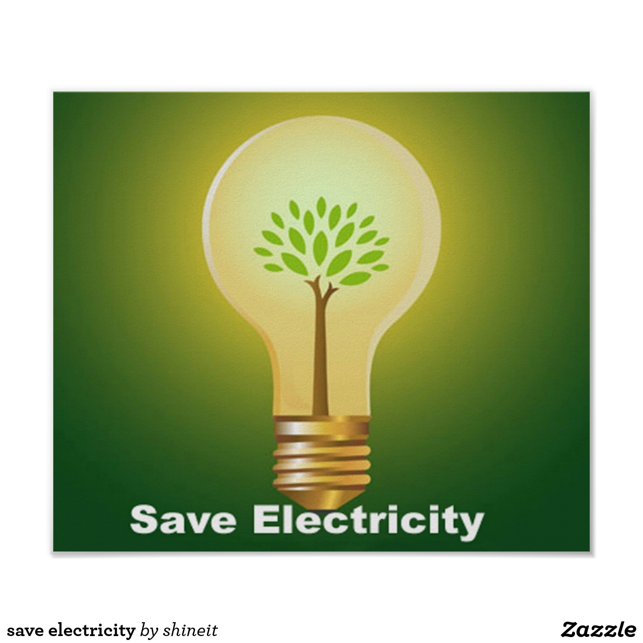 Save Electricity Posters, Save Electricity Prints, Art Prints ...