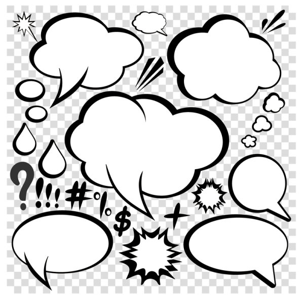 Keywords dialog star mushroom cloud droplets comic style graphics ...