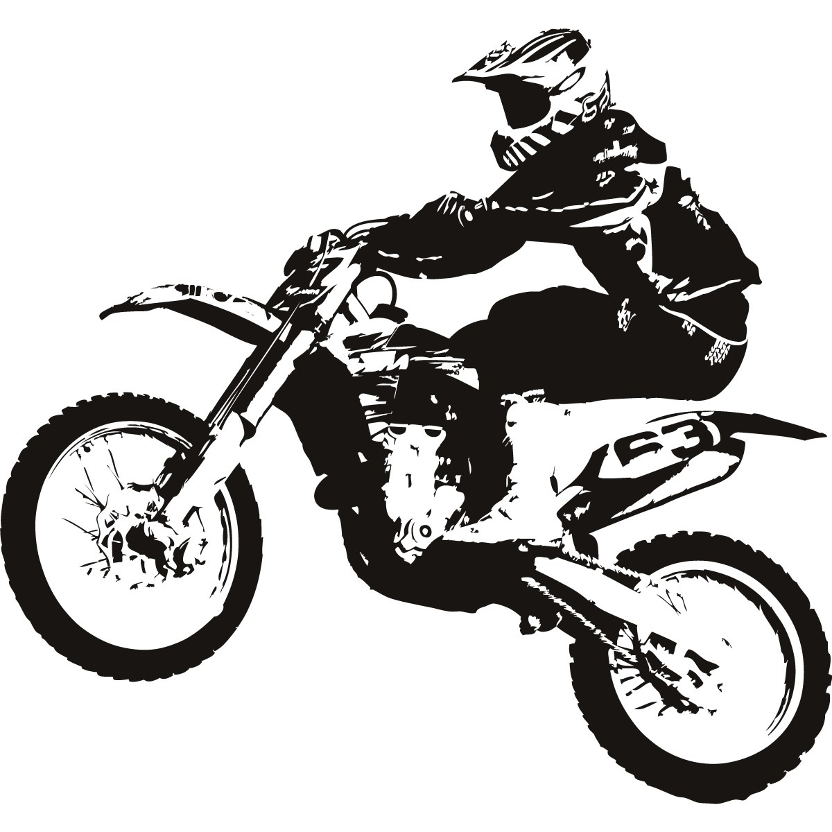 Clipart Dirt Bike Images & Pictures - Becuo