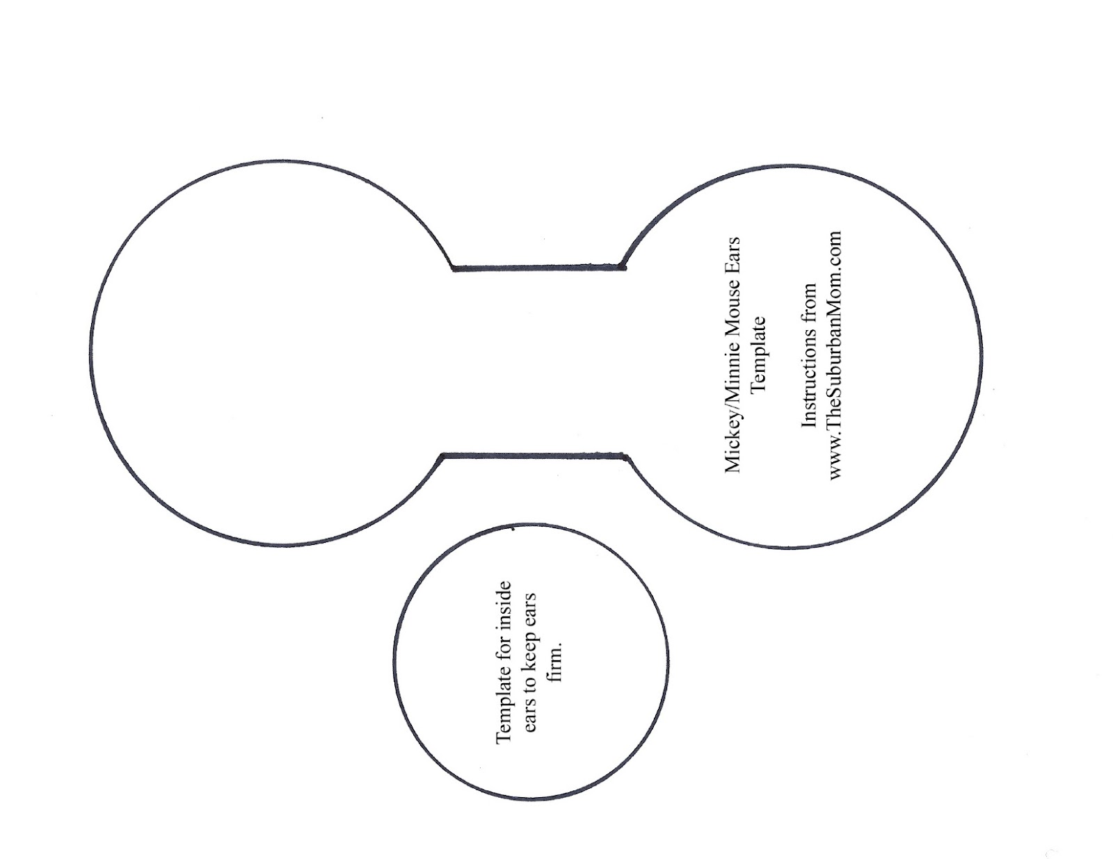 Printable Template Of Mini Mouse Ears Gina Blog Cliparts.co