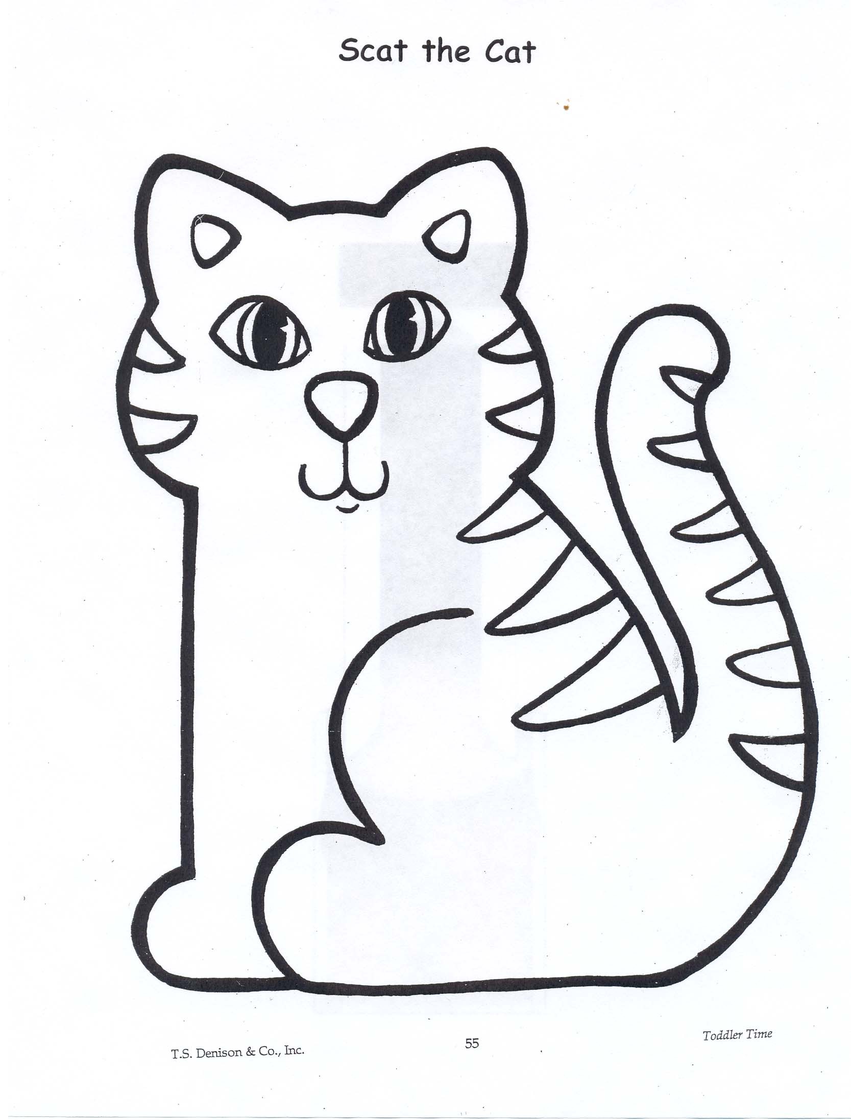 Printable Template Of A Cat