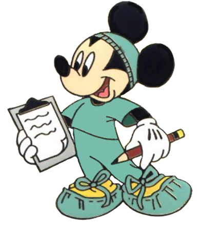 Mickey Mouse Medical Clipart