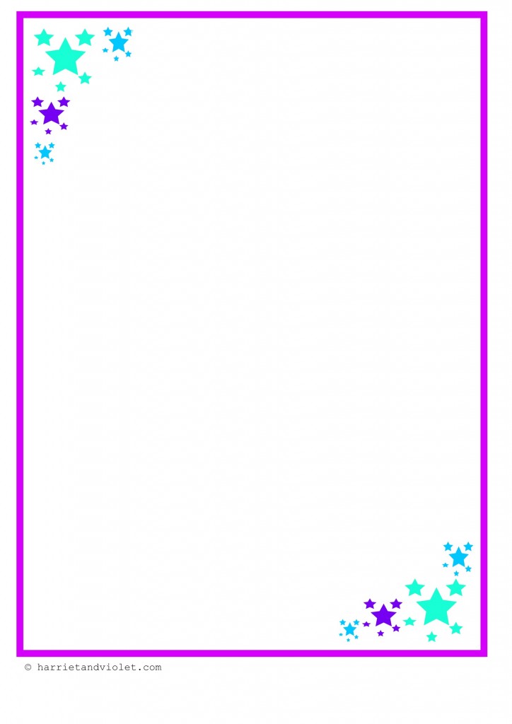 Simple Flower Border Designs For A4 Paper 4113