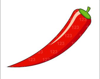 Popular items for chili pepper clipart on Etsy