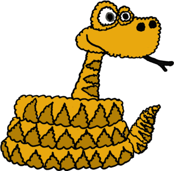 Cartoons Rattle Snake design by naturesfun, Animals t-shirts ...