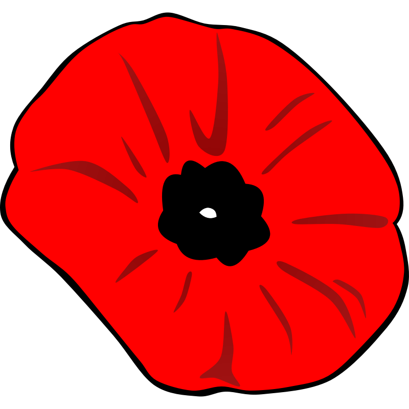 Clipart - Poppy (Remembrance Day)