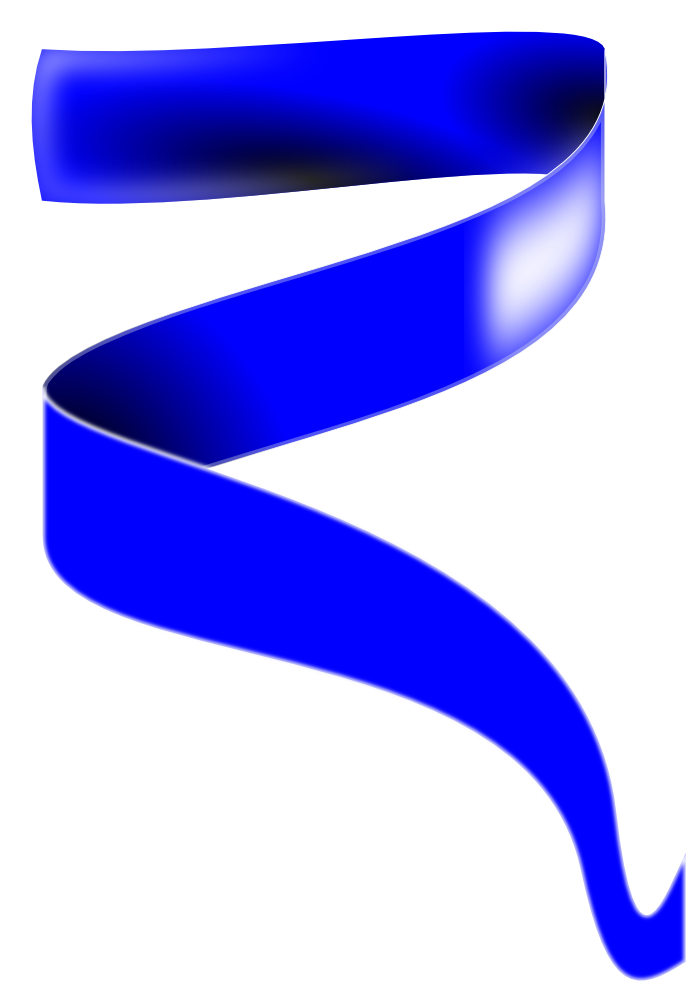 Blue Ribbon image - vector clip art online, royalty free & public ...