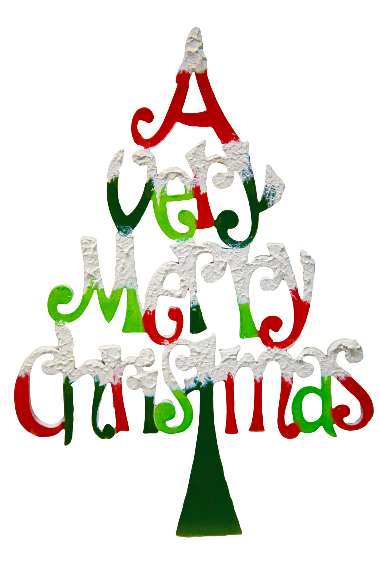 12 Free Clip Art Words Merry Christmas 2014 - Online Cards