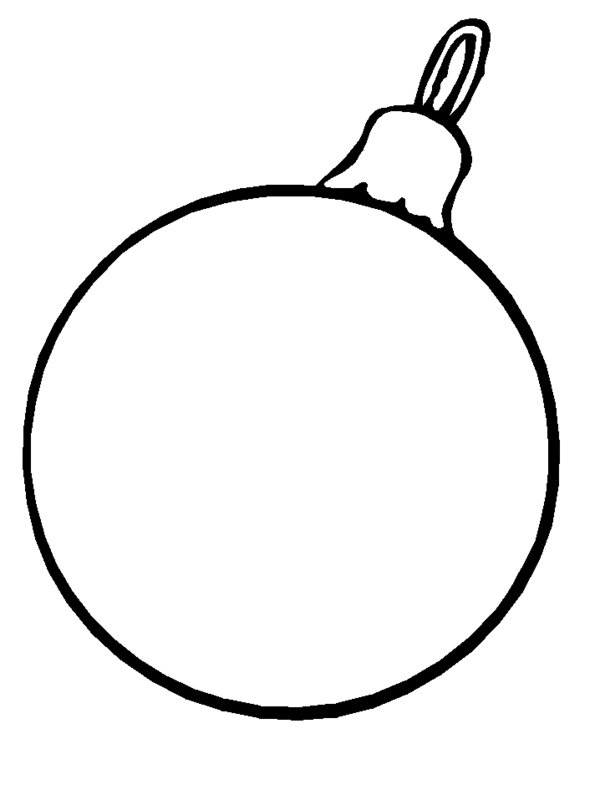 Christmas Ornaments Coloring Pages - Picture 4 – Printable ...