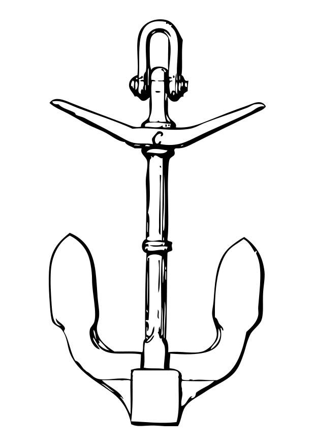 Coloring page Anchor - img 17335.