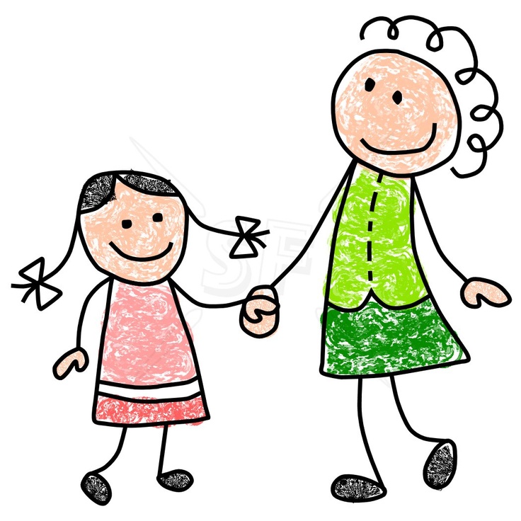 clipart mother daughter - photo #2