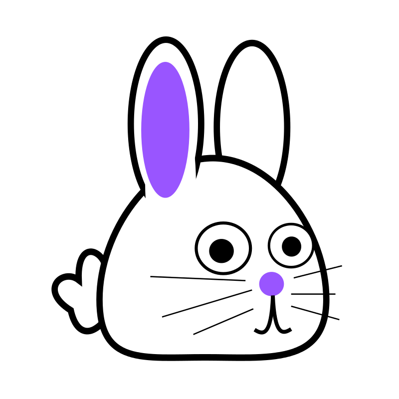 Spring Bunny 2 - Free Cute Clip Art - BCDownload.